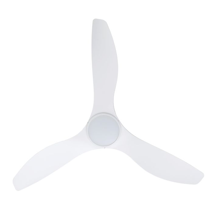 SURF 52 DC FAN LED TRI-COL WHT