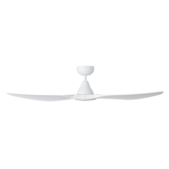 SURF 52 DC FAN LED TRI-COL WHT