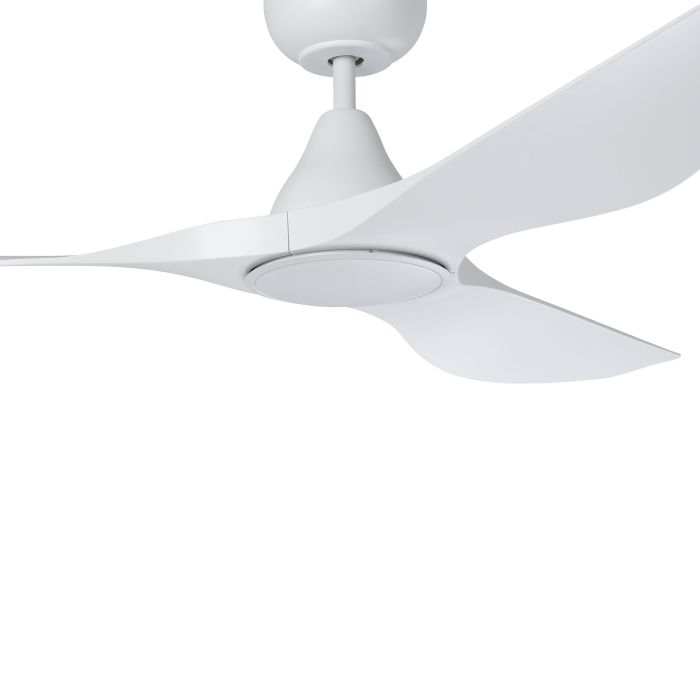 SURF 52 DC FAN LED TRI-COL WHT