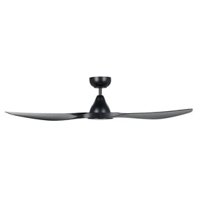 SURF 52 DC FAN LED TRI-COL BLK