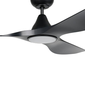 SURF 52 DC FAN LED TRI-COL BLK