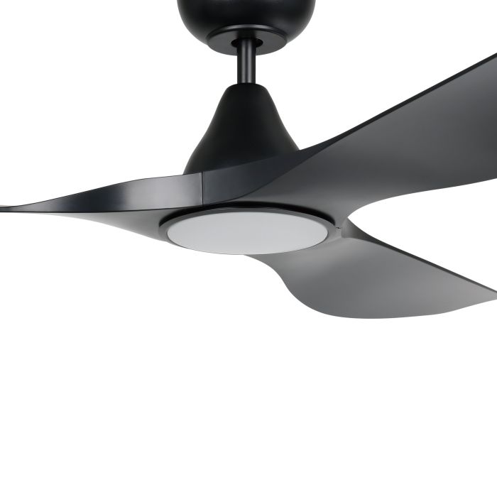 SURF 52 DC FAN LED TRI-COL BLK