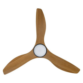 SURF 52 DC FAN LED TRI-COL BURM TEAK/BLK