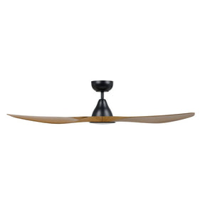 SURF 52 DC FAN LED TRI-COL BURM TEAK/BLK
