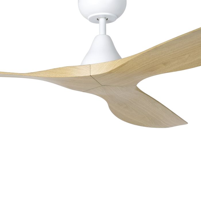 SURF 60 DC FAN OAK/WHT