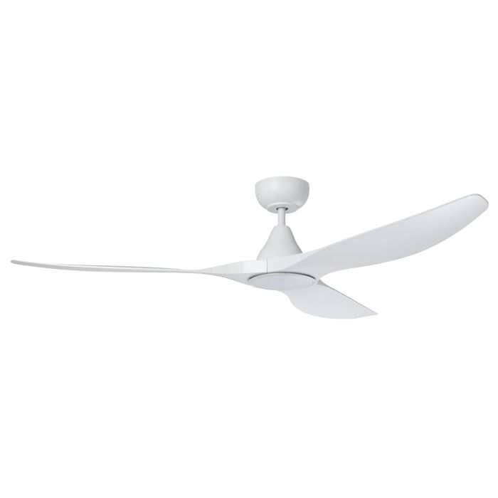 SURF 60 DC FAN LED TRI-COL WHT