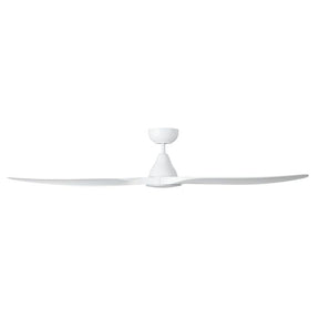 SURF 60 DC FAN LED TRI-COL WHT