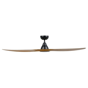 SURF 60 DC FAN LED TRI-COL BURM TEAK/BLK