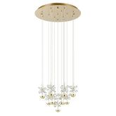 PIANOPOLI 3 H/L 15X1.8W LED 3000K BRS