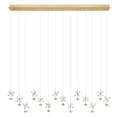 PIANOPOLI 3 H/L 14X2.3W LED 3000K BRS BAR