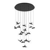PARATEBUENO H/L 17X3W LED 3000K NKL NERO ROUND