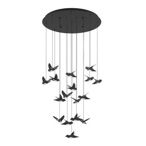 PARATEBUENO H/L 17X3W LED 3000K NKL NERO ROUND