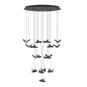 PARATEBUENO H/L 17X3W LED 3000K NKL NERO ROUND