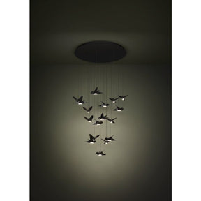 PARATEBUENO H/L 17X3W LED 3000K NKL NERO ROUND