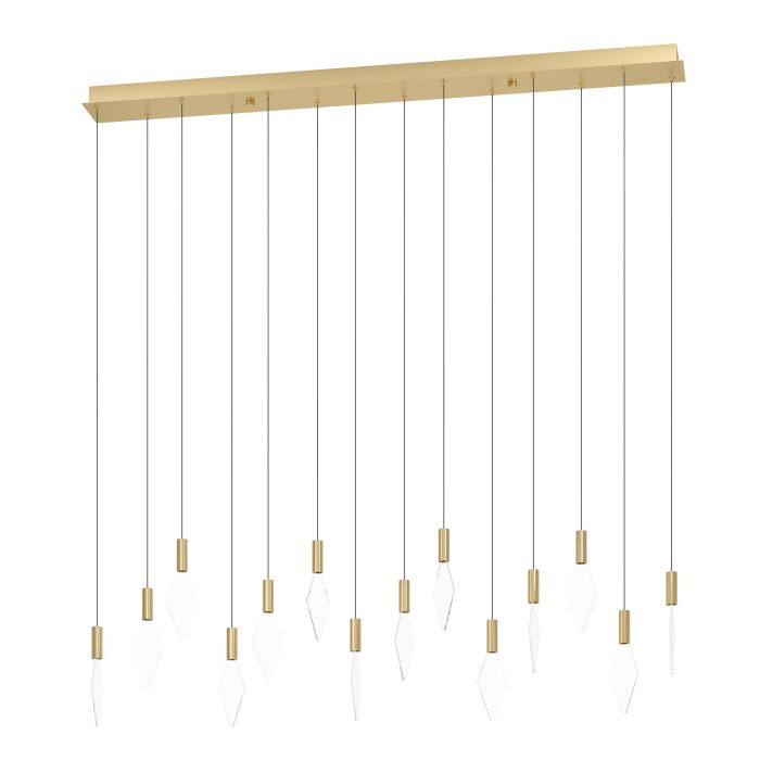 MIRADOR H/L 14X3W LED 3000K BRS RECTANGULAR