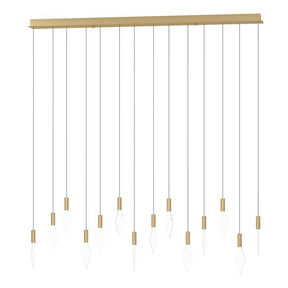 MIRADOR H/L 14X3W LED 3000K BRS RECTANGULAR