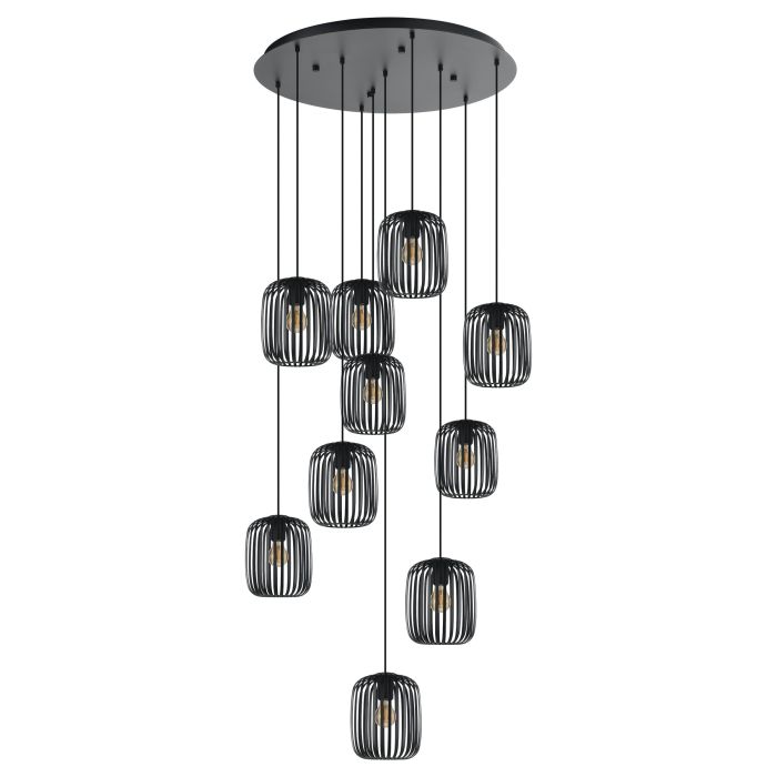 ROMAZZINA H/L 10X40W E27 BLK