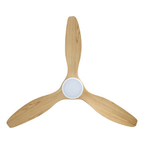 NOOSA 60 DC FAN 18W LED TRI-COL WHT/BLACKBUTT