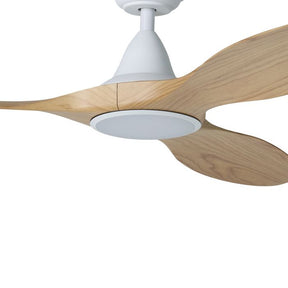 NOOSA 60 DC FAN 18W LED TRI-COL WHT/BLACKBUTT