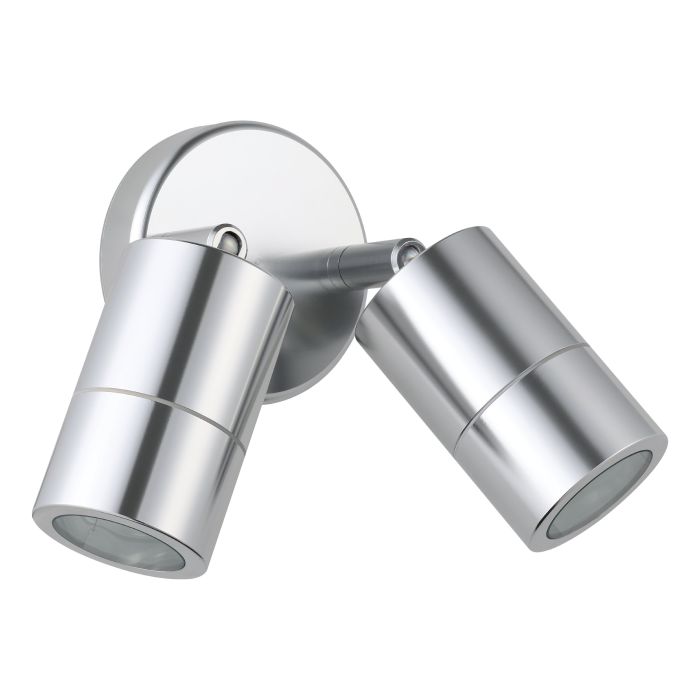 FREMANTLE EXT W/L 2X5W LED TRI-COL TIT ADJ