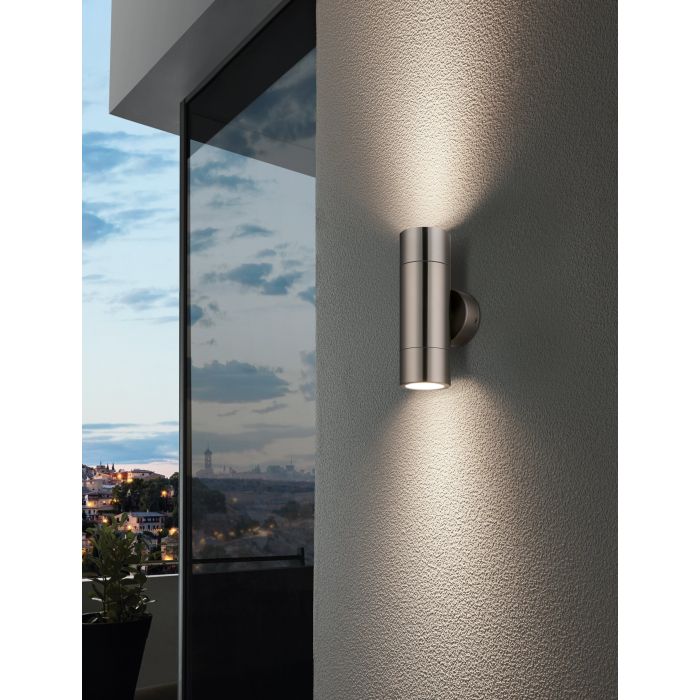 FREMANTLE EXT W/L 2X5W LED TRI-COL 316 S/S UP/