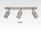 3 Lights Bar Adjustable - GU10 Titanium - Spot Lights - Lux Lighting