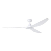 SURF 72 DC FAN LED TRI-COL WHT