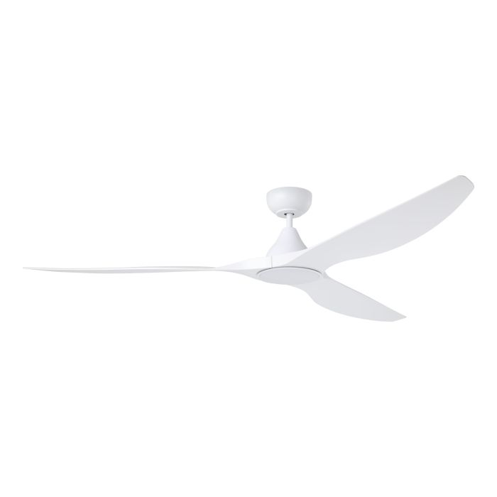 SURF 72 DC FAN LED TRI-COL WHT