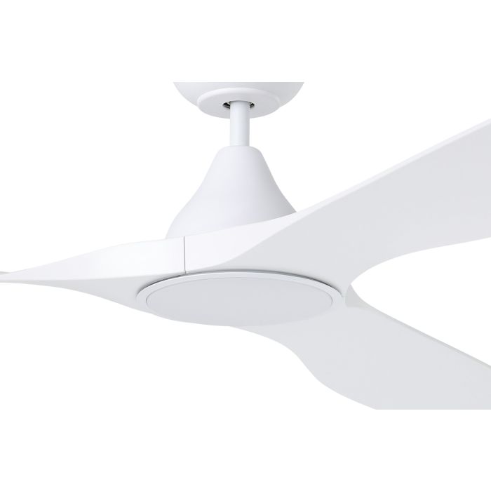 SURF 72 DC FAN LED TRI-COL WHT