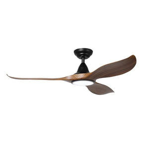 NOOSA 52 DC FAN 18W LED TRI-COL BLK/NEW TEAK