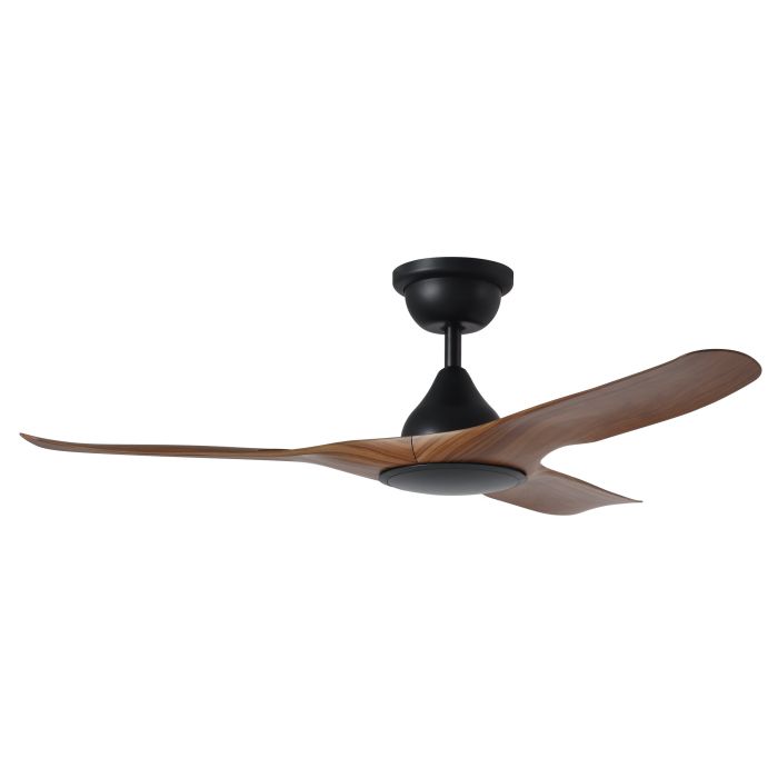 TAHITI IP66 52" DC BLK/NEW TEAK