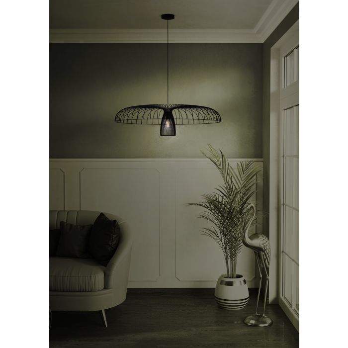 CHAMPERICO H/L 1X60W E27 BLK