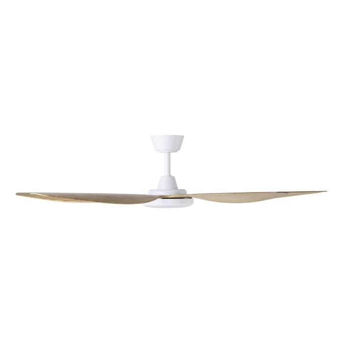 MIAMI 60 DC FAN 20W LED TRI-COL WHT/BLACKBUTT