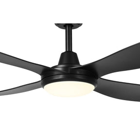 ARUBA FAN LT 24W LED TRI-COL BLK