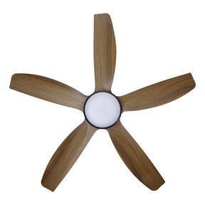 MIAMI 48 DC FAN 20W LED TRI-COL BLK/NEW TEAK