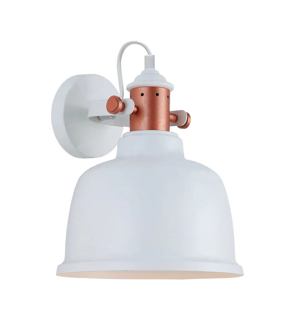 ALTA Interior Adjustable Bell With Copper Highlight Wall Lights