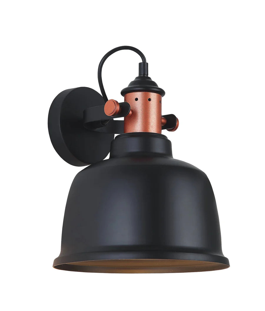 ALTA Interior Adjustable Bell With Copper Highlight Wall Lights