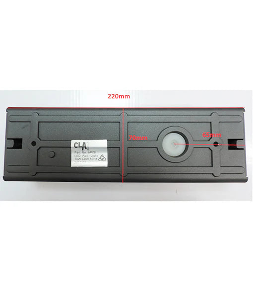 WALL S/M Up/Dn 10W CURVED Dark Grey 3K IP65 Opal Diff 276Lm