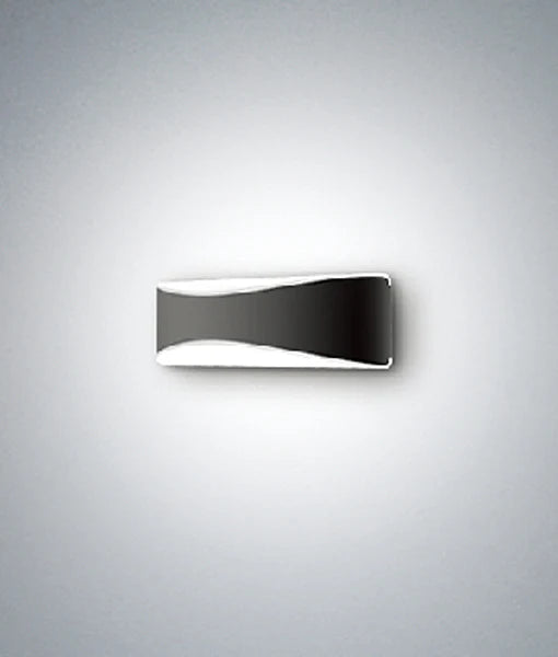 WALL S/M Up/Dn 10W CURVED Dark Grey 3K IP65 Opal Diff 276Lm