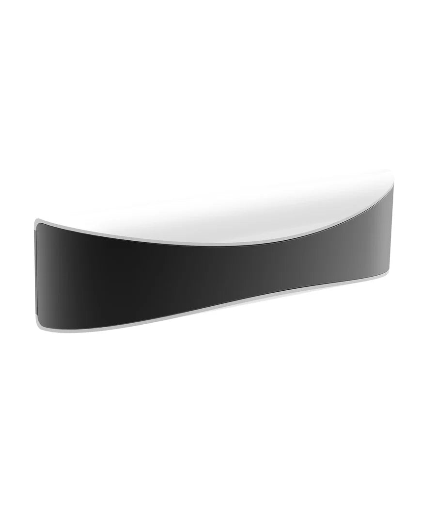 WALL S/M Up/Dn 10W CURVED Dark Grey 3K IP65 Opal Diff 276Lm