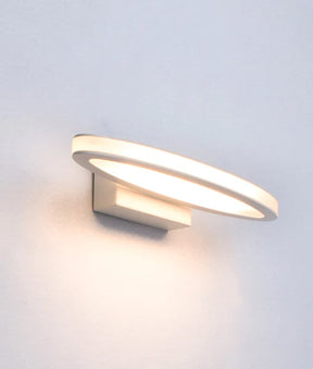 ATHENS City Series LED Interior Matte White Oval 1 Way Wall Light