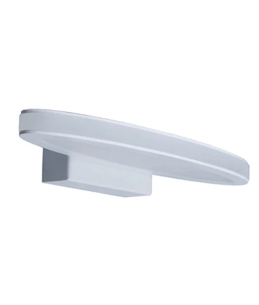 ATHENS City Series LED Interior Matte White Oval 1 Way Wall Light