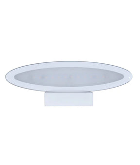 ATHENS City Series LED Interior Matte White Oval 1 Way Wall Light