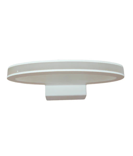 ATHENS City Series LED Interior Matte White Oval 1 Way Wall Light