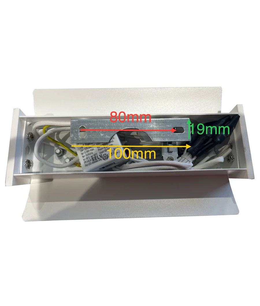 ATLANTA City Series LED Interior Tri-CCT Up/Down Rectangular Dimmable Wall Light