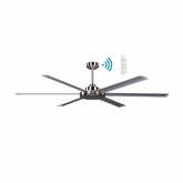 Albatross II DC 1650mm 6 Aluminium Blade Set Only  Walnut