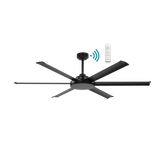 Albatross II DC WIFI & Remote Control Ceiling Fan Motor Only Matt Black