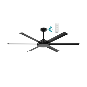 Albatross II DC WIFI & Remote Control Ceiling Fan Motor Only Matt Black