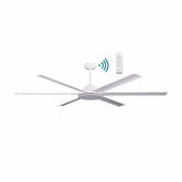 Albatross II DC WIFI & Remote Control Ceiling Fan Motor Only Matt White
