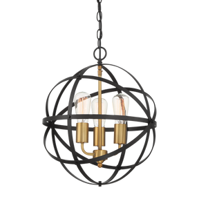 Apollo P8 BRZ/GLD 8 Light E27 90cm Orb Pendant Bronze Gold